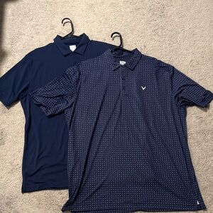 Callaway Men's Navy and Patterned Polo Shirts